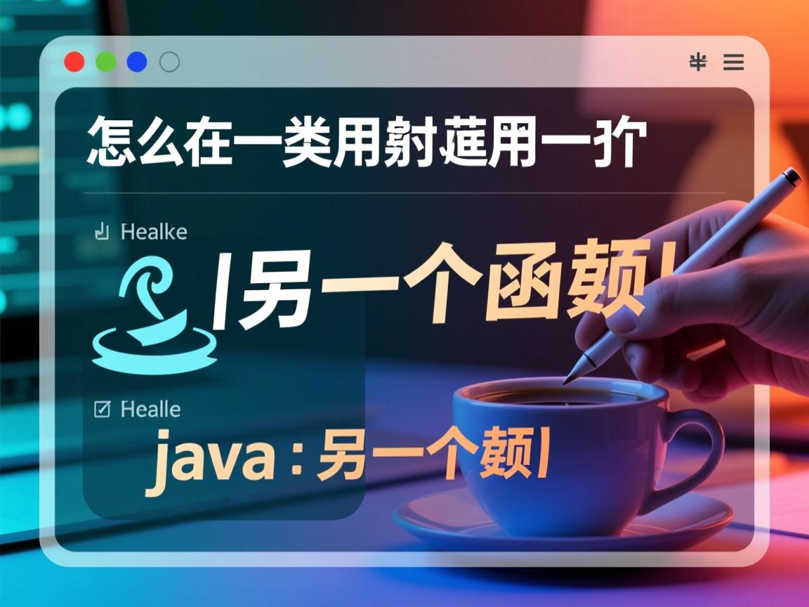 java怎么在同一类中调用另一个函数  第3张