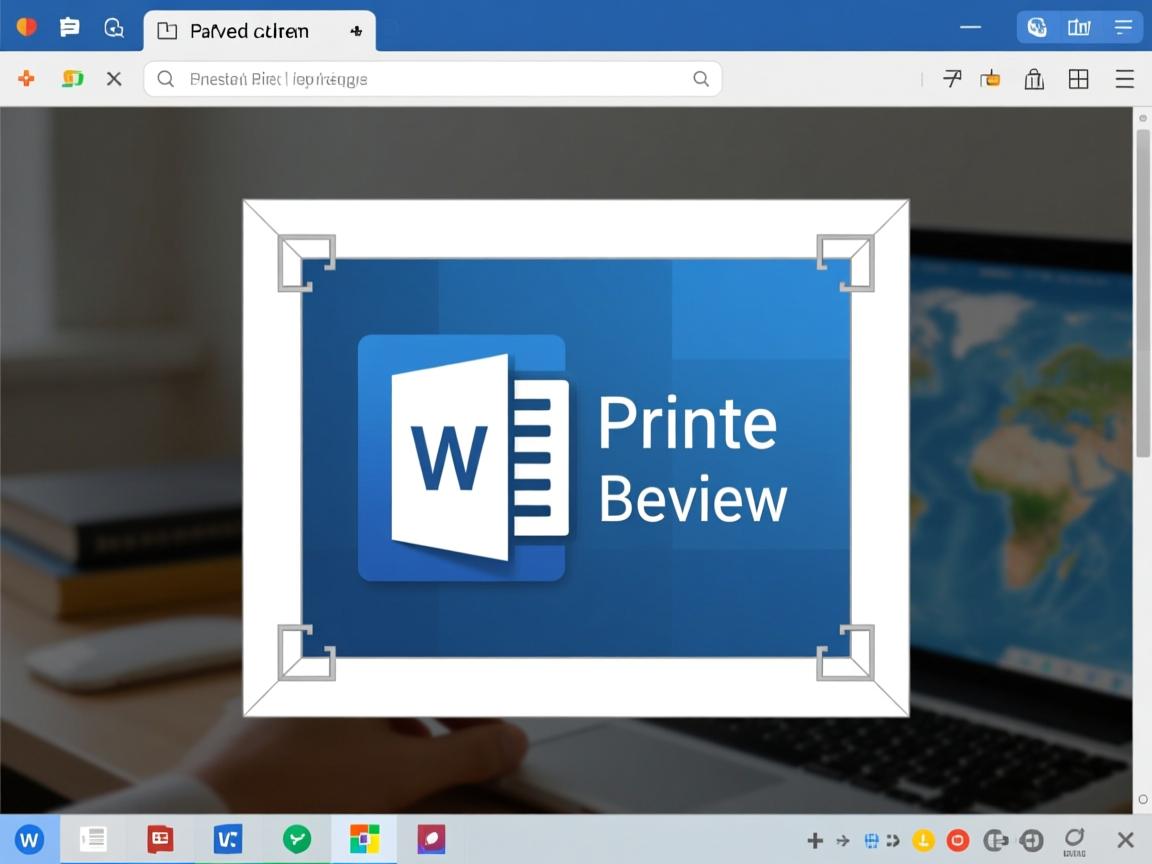 为什么word打印预览没有边框