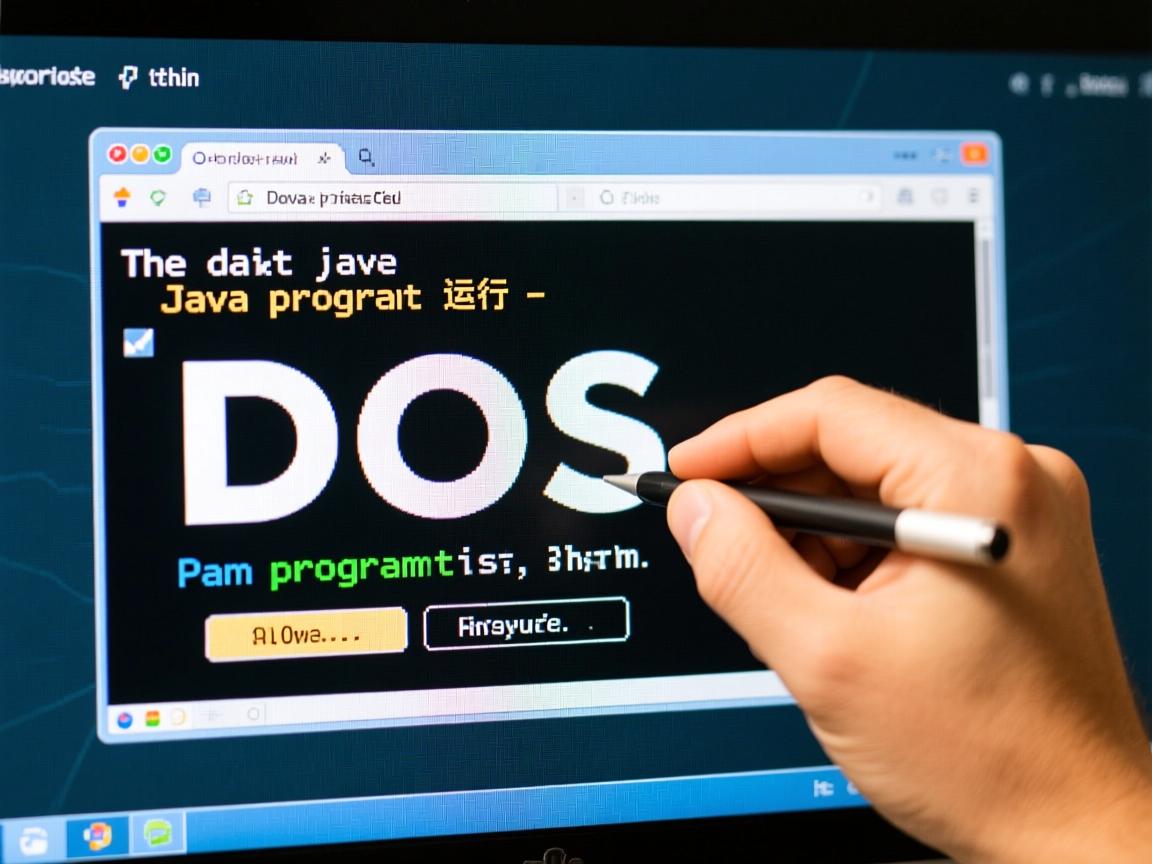 怎么在dos运行java程序运行  第2张