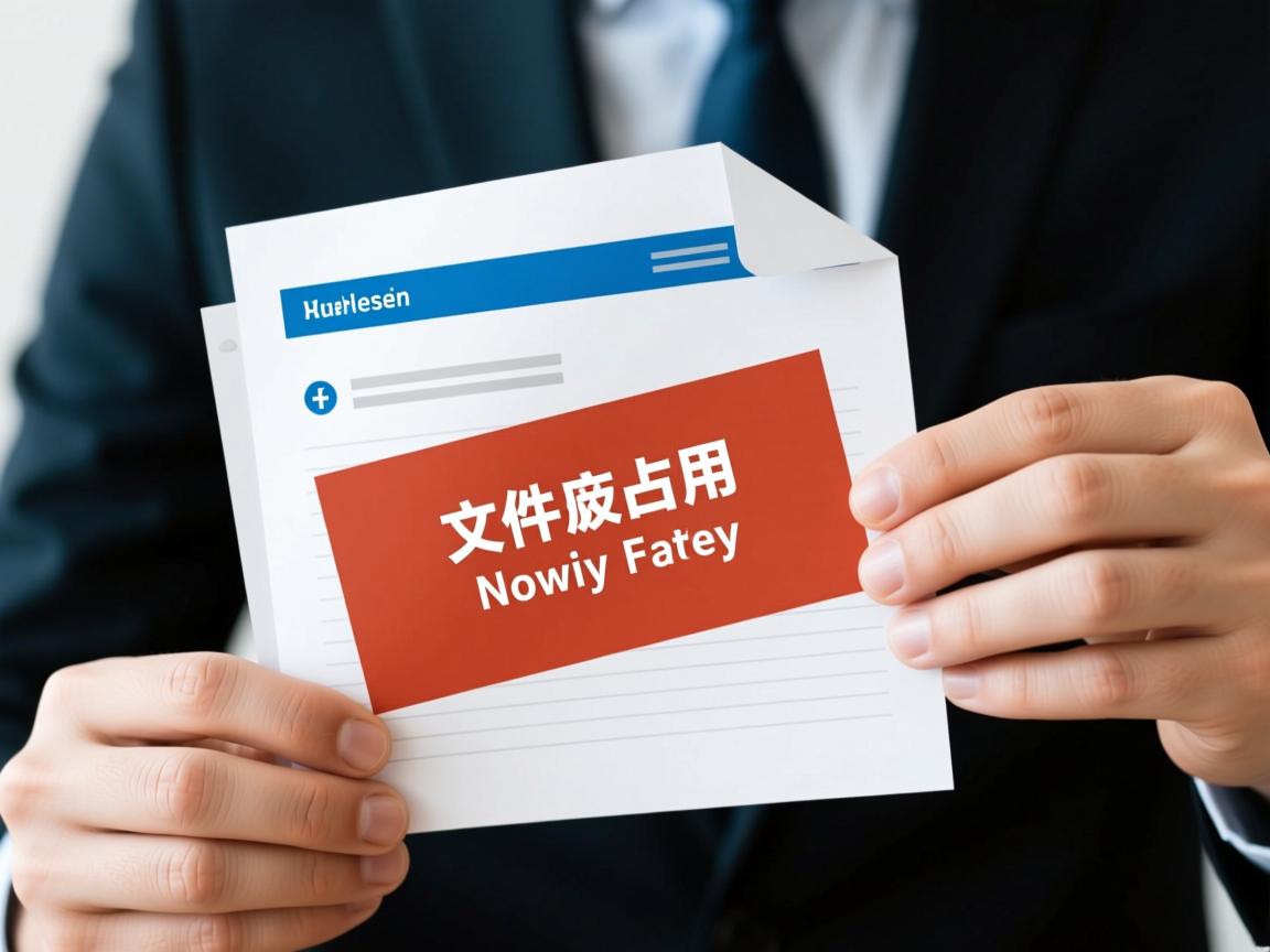 为什么发文件说被占用