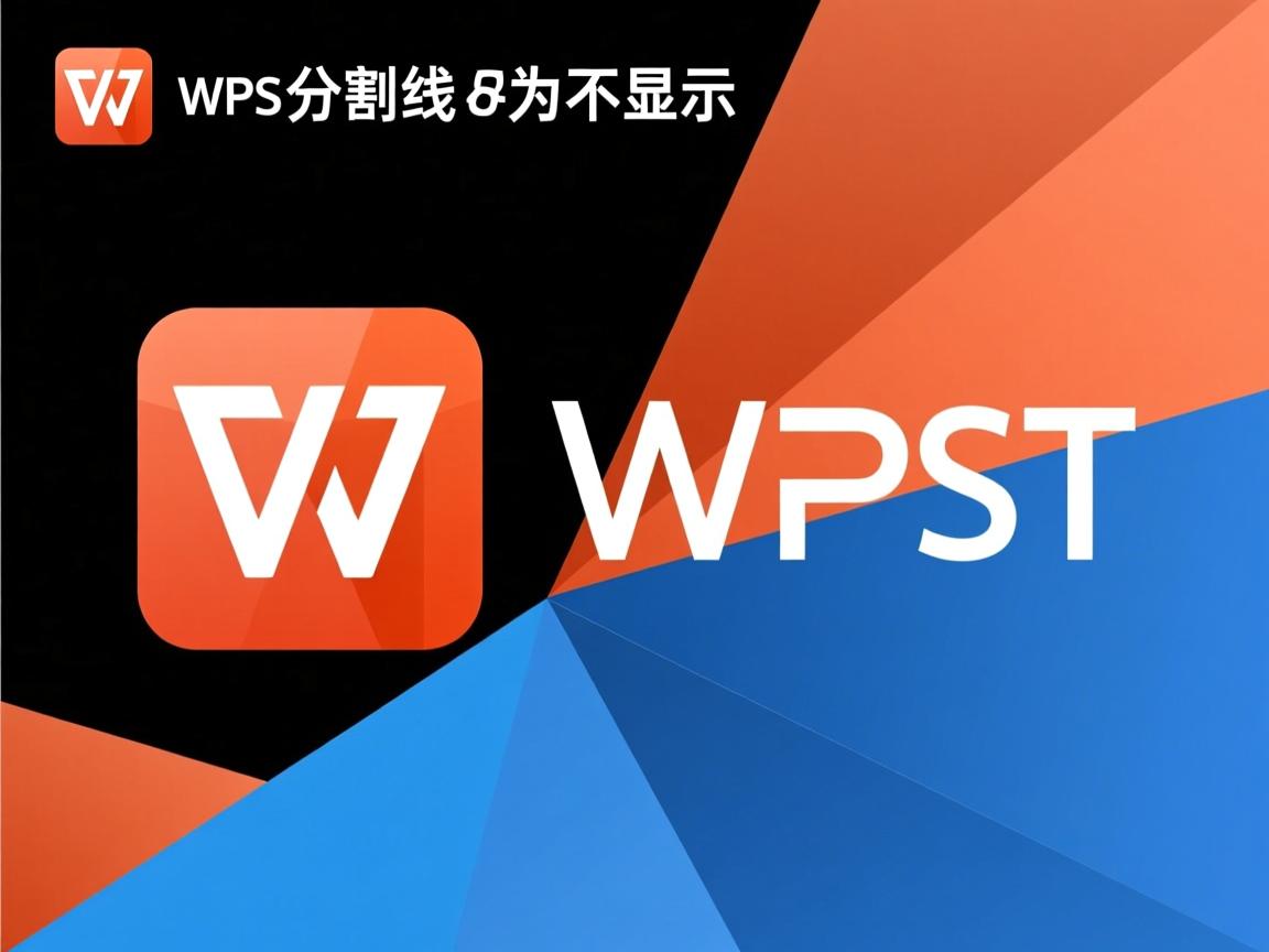 wps分割线为什么不显示