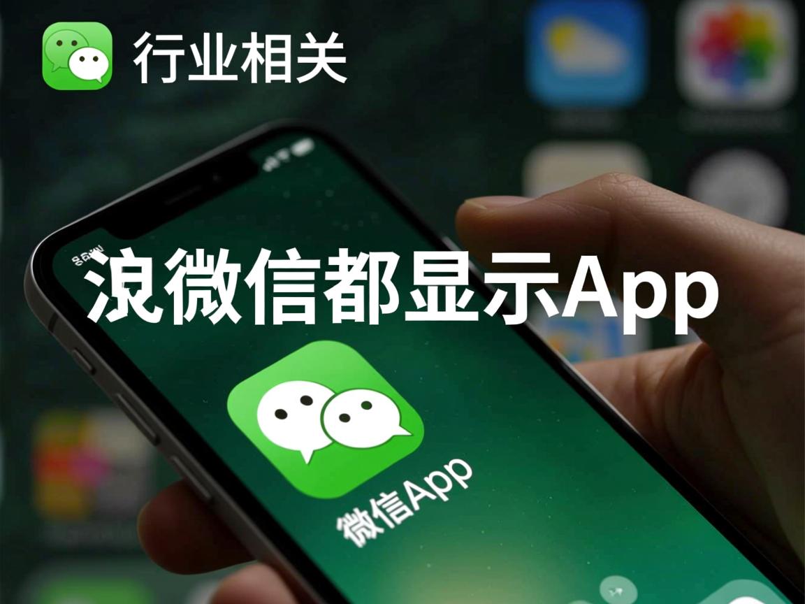 为什么现在微信上都显示App
