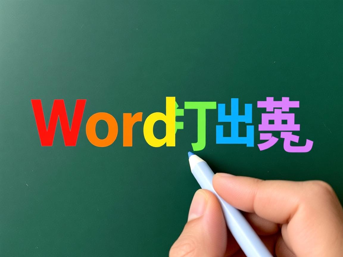 为什么word打出的字没颜色