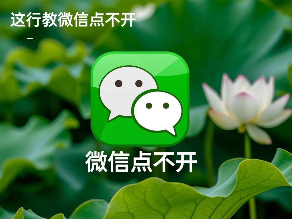 为什么的微信点不开