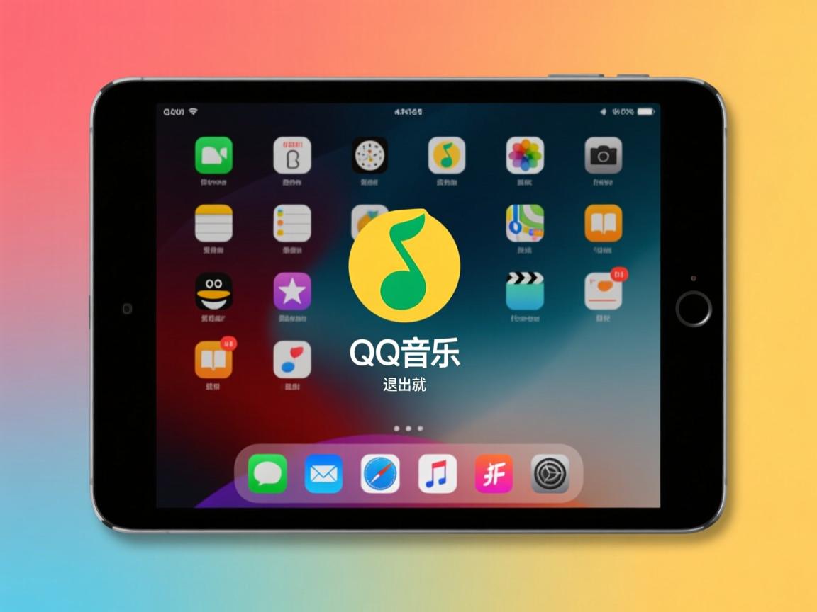 iPad里qq音乐为什么退出就