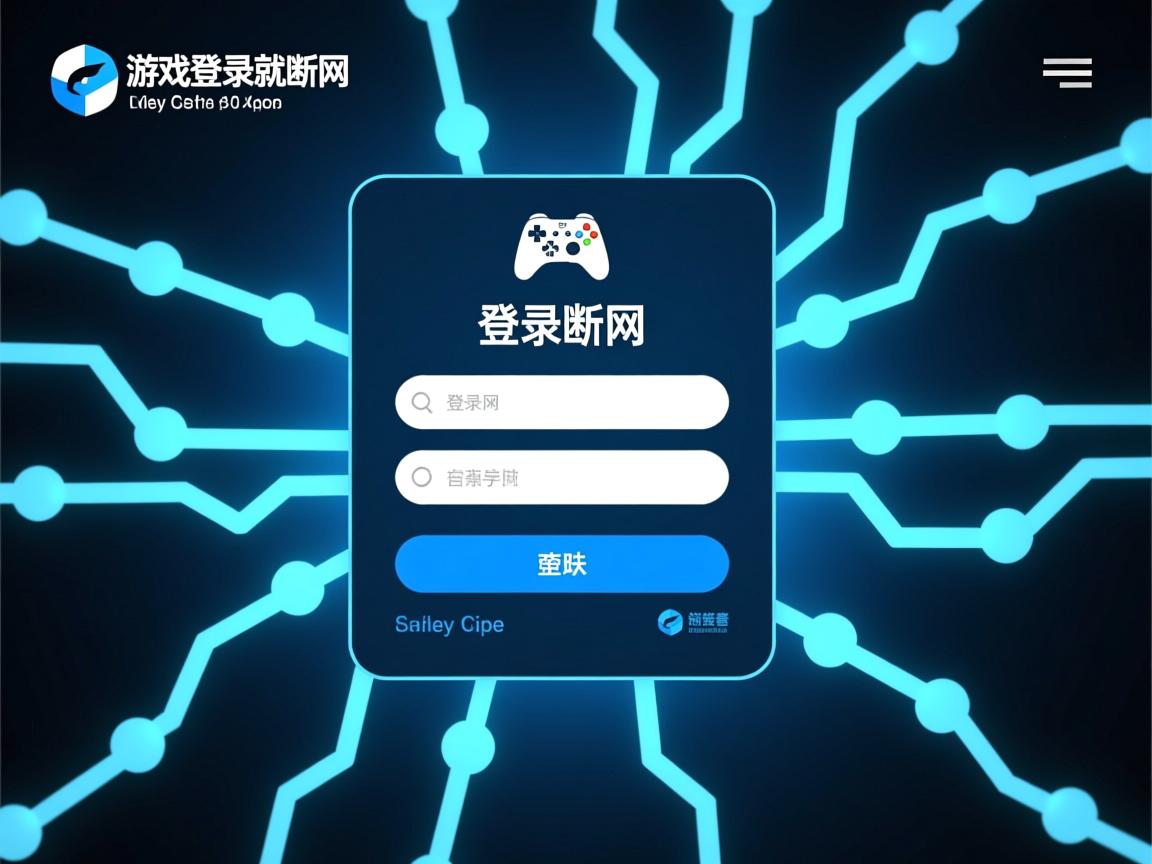 为什么游戏登录就断网