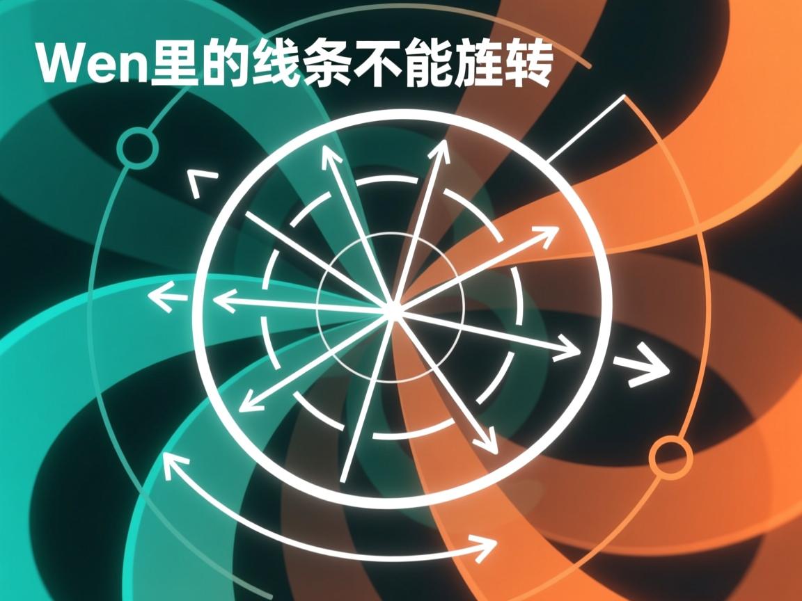 为什么word里的线条不能旋转