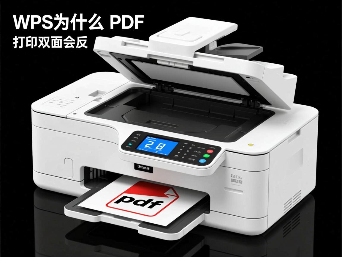 wps为什么pdf打印双面会反