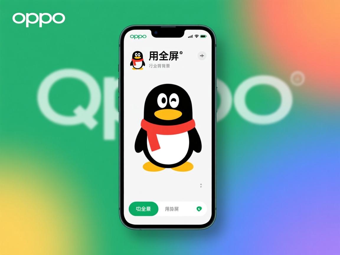 为什么OPPO的qq用全屏背景