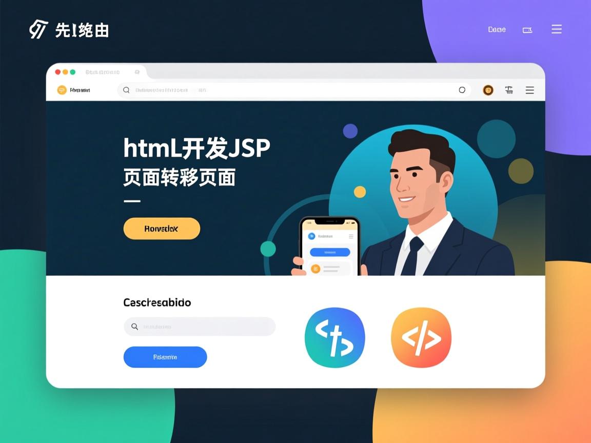 如何用html开发jsp页面跳转页面
