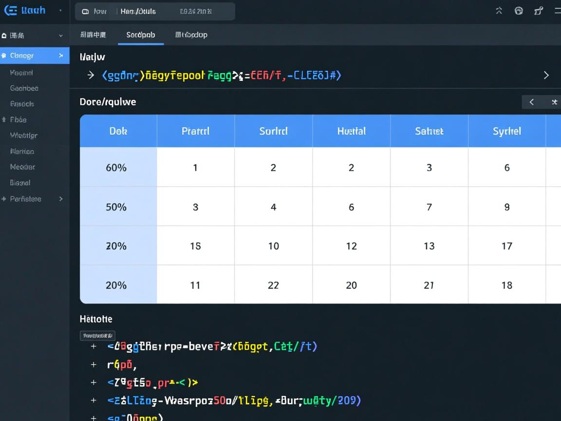 html中表格如何居中
