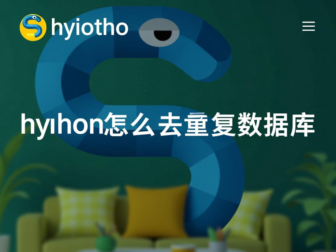 python怎么去重复数据库
