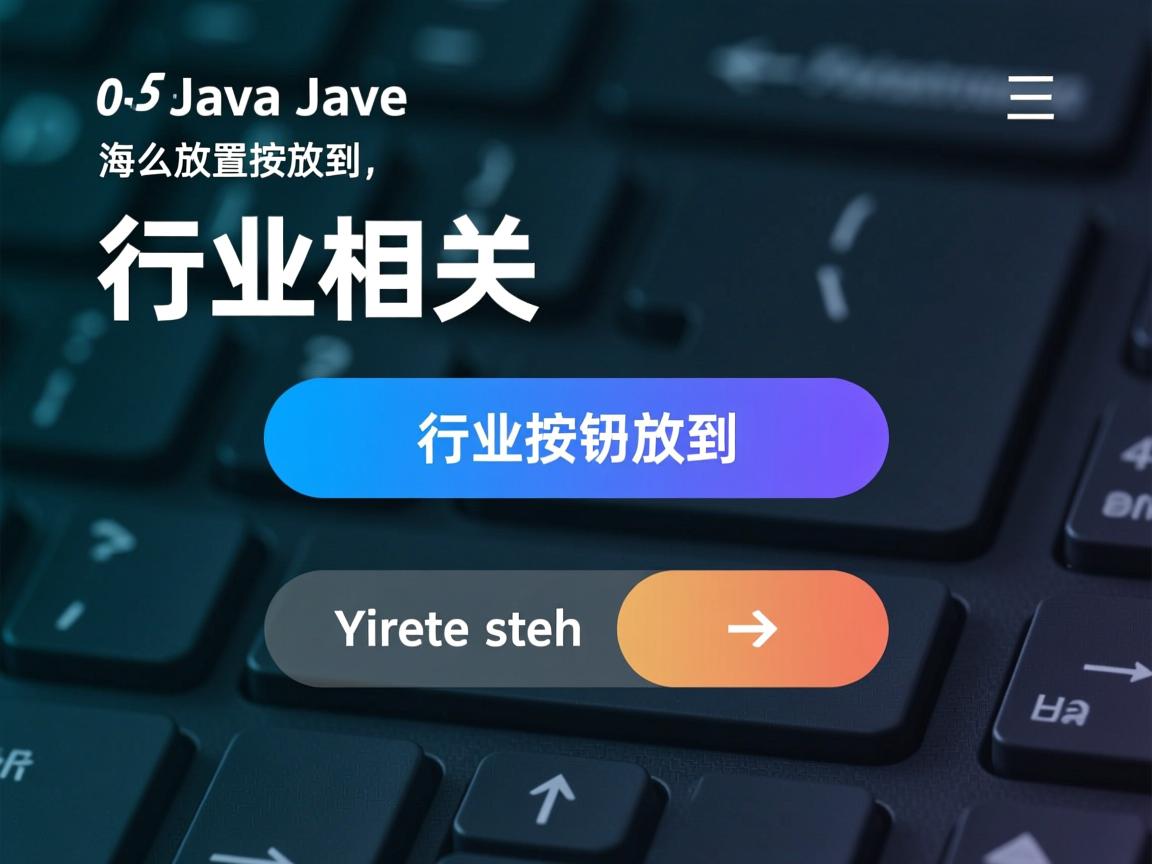 java怎么放置按钮放到