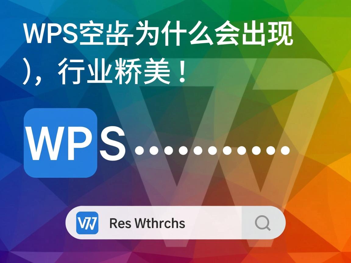 wps按空格为什么会出现点点