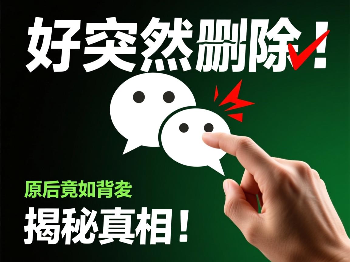 微信好友突然被删除，背后原因竟如此复杂，揭秘真相！  第1张