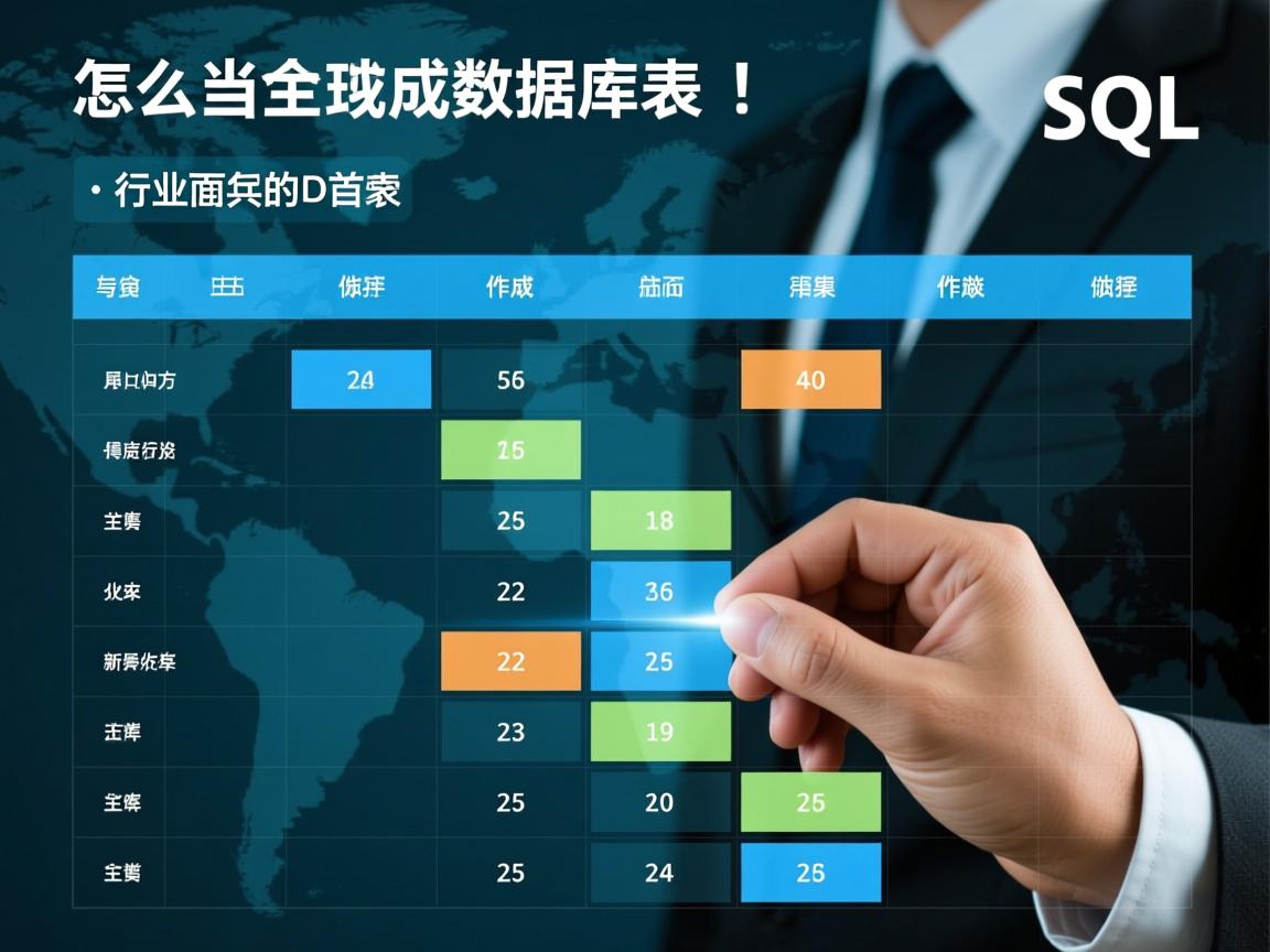 sql怎么自动生成数据库表