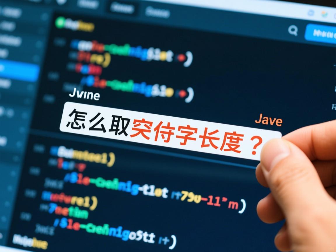 java中怎么读取字符串长度