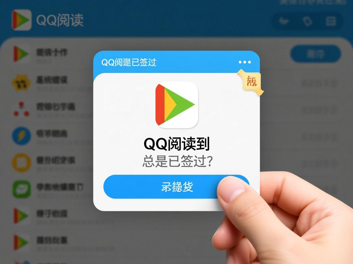 为什么QQ阅读签到总是显示已签过，是系统错误还是操作问题？  第2张
