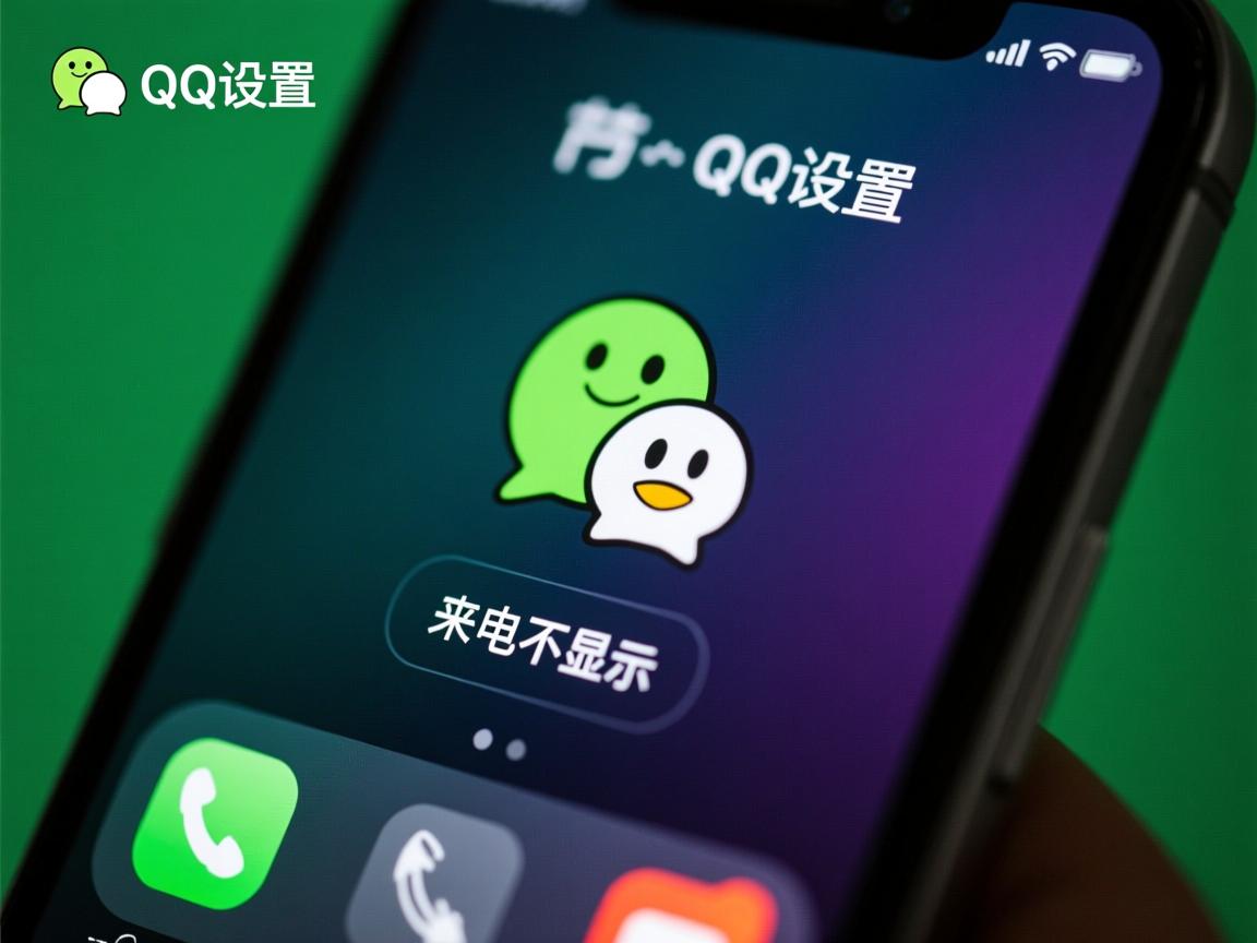 为什么qq设置的来电不显示