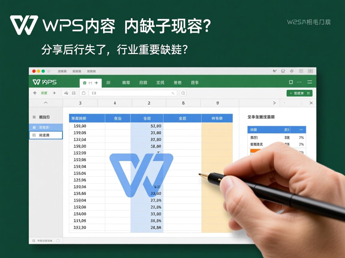 为何我的WPS表格分享后内容不全，缺失了重要数据？  第2张