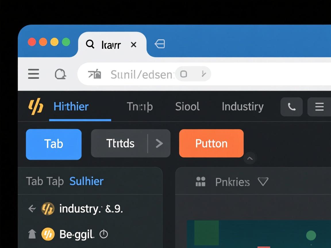 html如何设计tab按钮