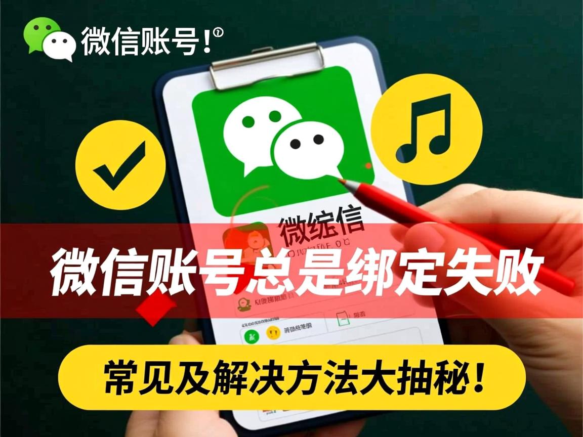 为何我的微信账号总是绑定失败?常见原因及解决方法大揭秘! 第1张 为何我的微信账号总是绑定失败?常见原因及解决方法大揭秘! 第1张