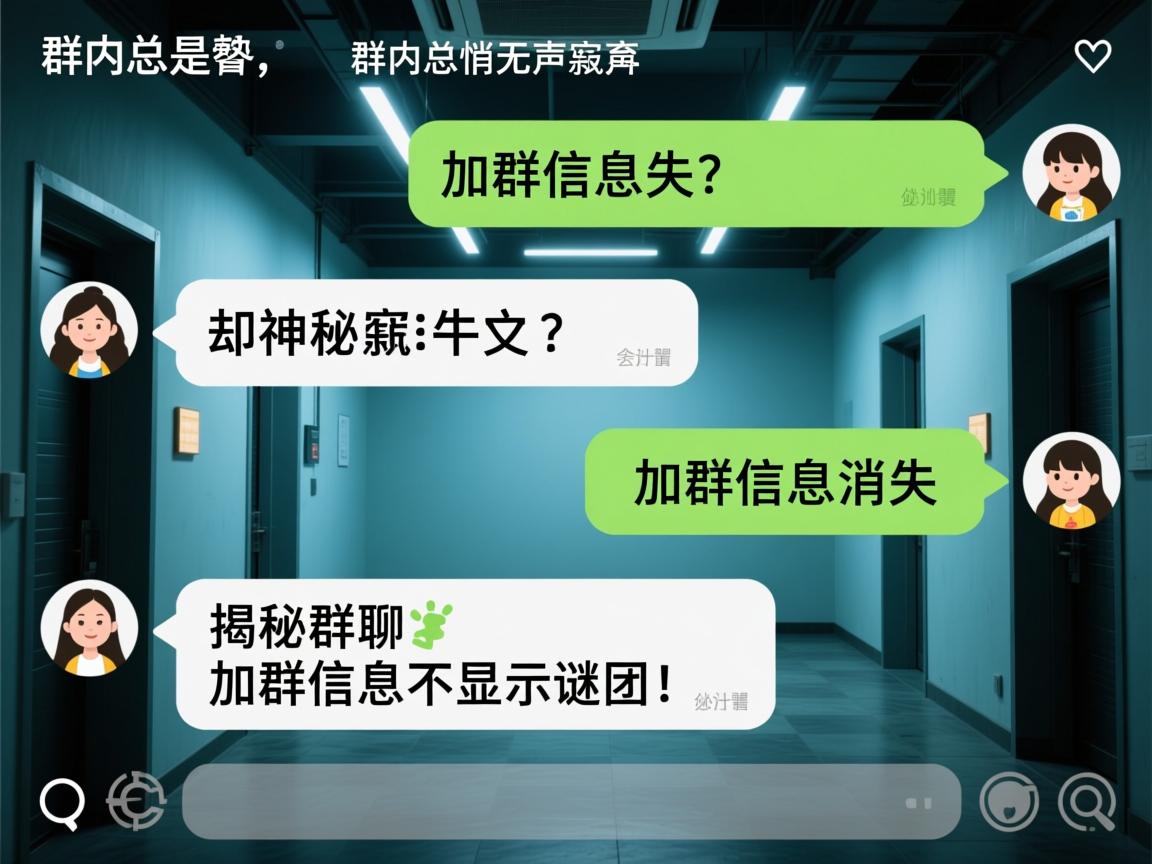 为什么群内总是悄无声息，加群信息却神秘消失？揭秘群聊加群信息不显示的谜团！  第2张