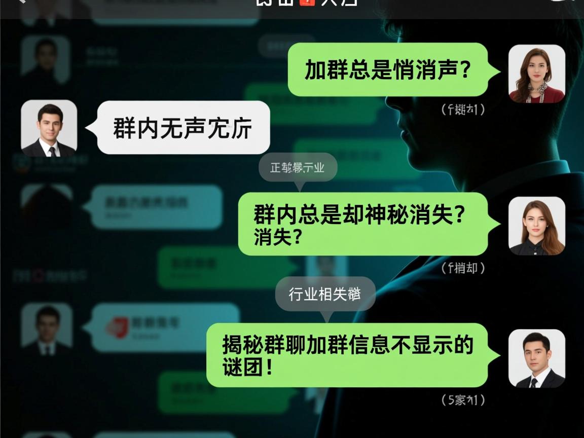 为什么群内总是悄无声息，加群信息却神秘消失？揭秘群聊加群信息不显示的谜团！  第1张