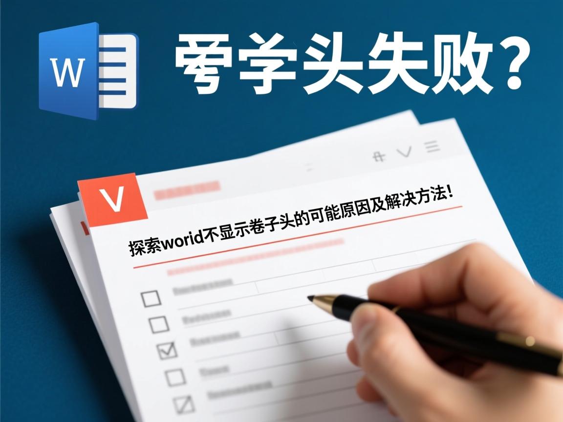 word文档显示卷子头失败？探究word不显示卷子头的可能原因及解决方法！  第3张