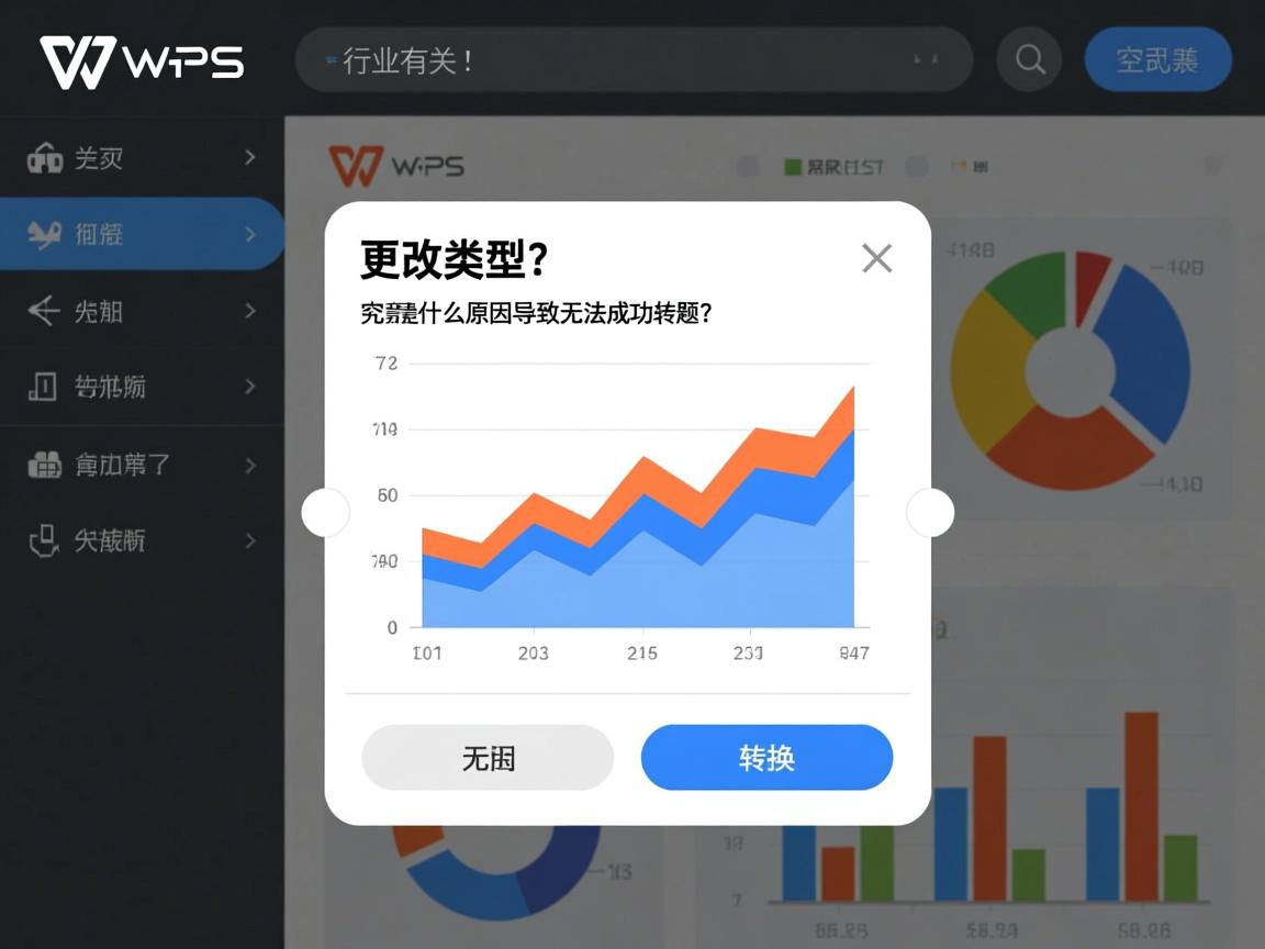 WPS更改图表类型遇到问题?究竟是什么原因导致无法成功转换? 第3张 WPS更改图表类型遇到问题?究竟是什么原因导致无法成功转换? 第3张