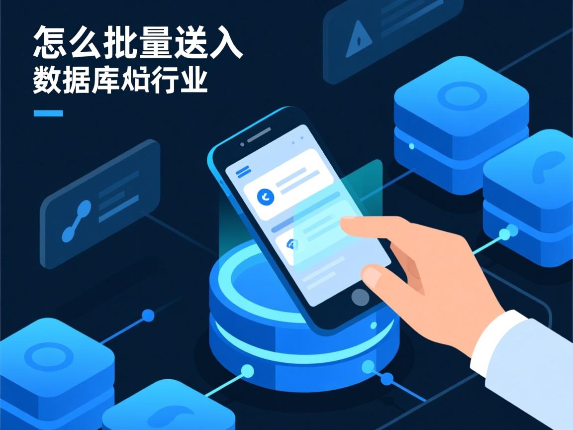 数据怎么批量导入数据库