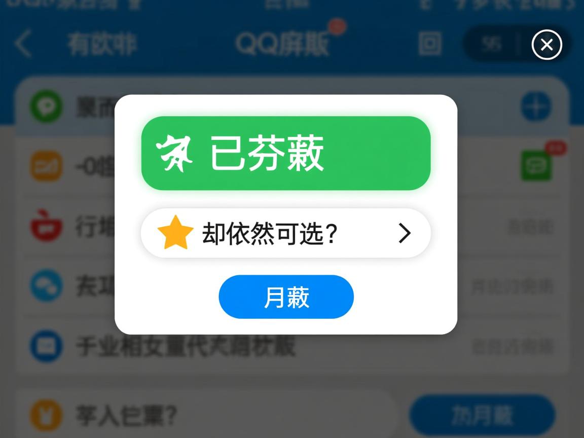 QQ屏蔽功能为何存在‘已屏蔽’选项却依然可选? 第3张 QQ屏蔽功能为何存在‘已屏蔽’选项却依然可选? 第3张