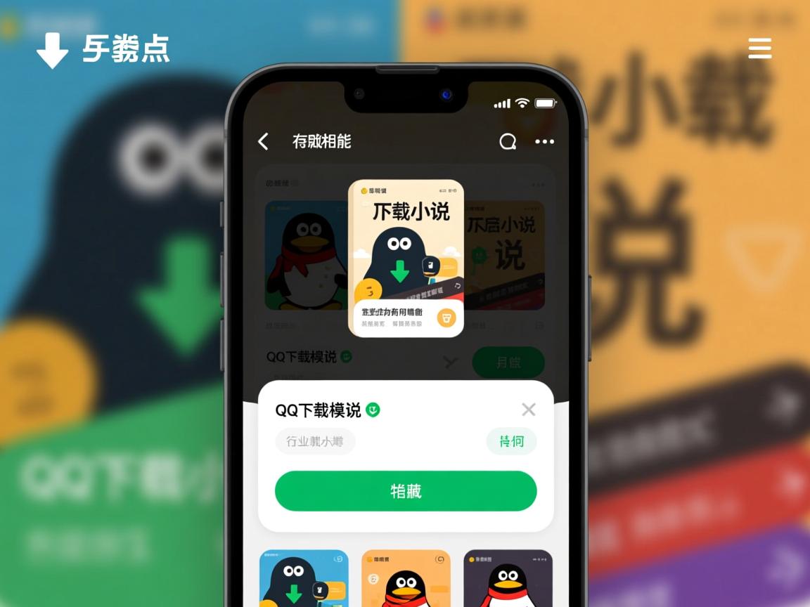 为何QQ下载小说时默认开启小说模式，隐藏功能有何特殊之处？  第2张