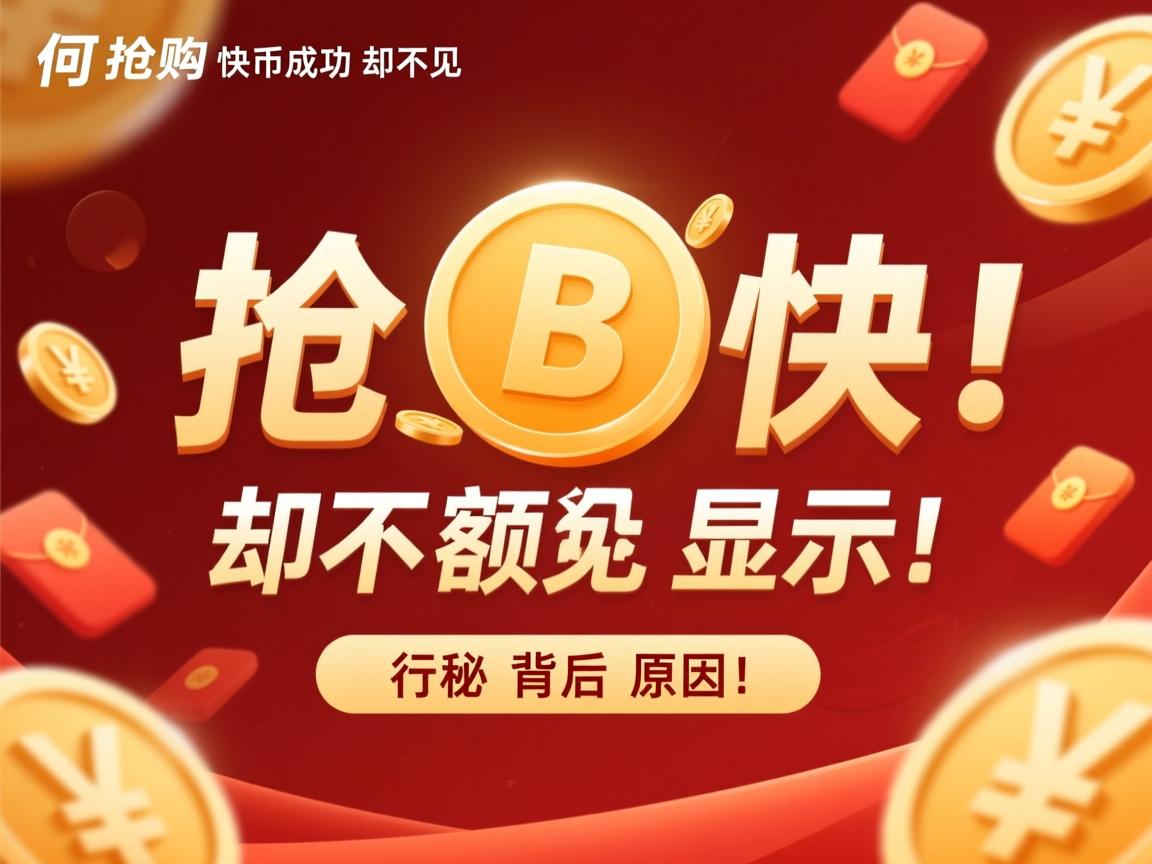 为何抢购快币成功却不见余额显示？揭秘背后原因！  第2张
