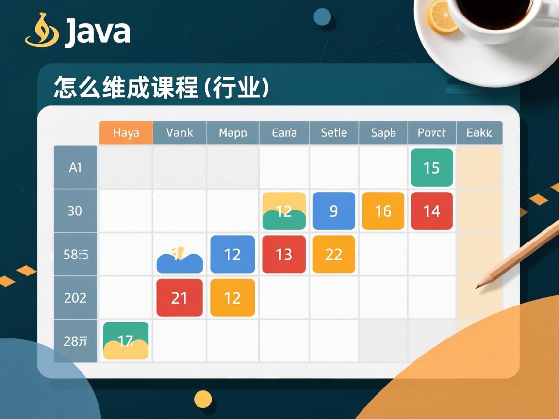 java怎么生成课程表