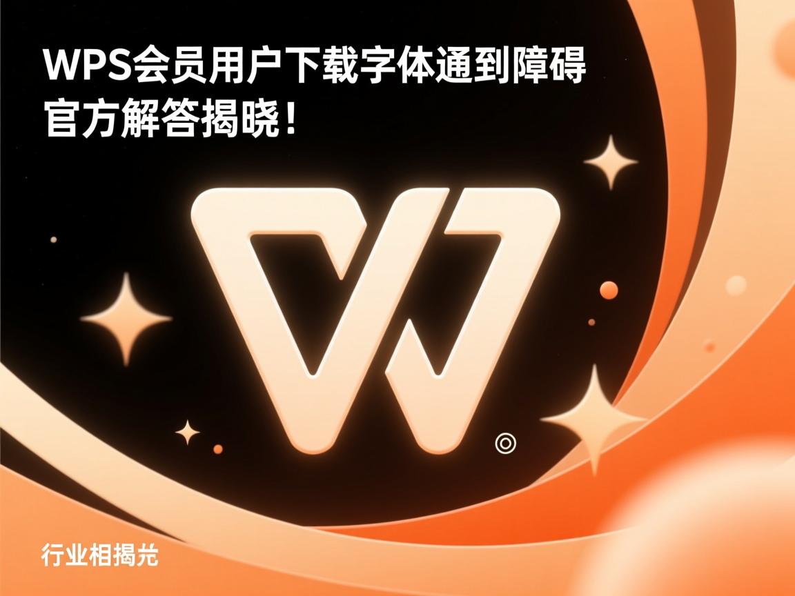 WPS会员用户下载字体遇到障碍，原因何在？官方解答揭晓！  第3张