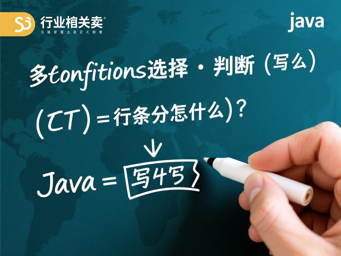 java 多条件选择 判断语句怎么写