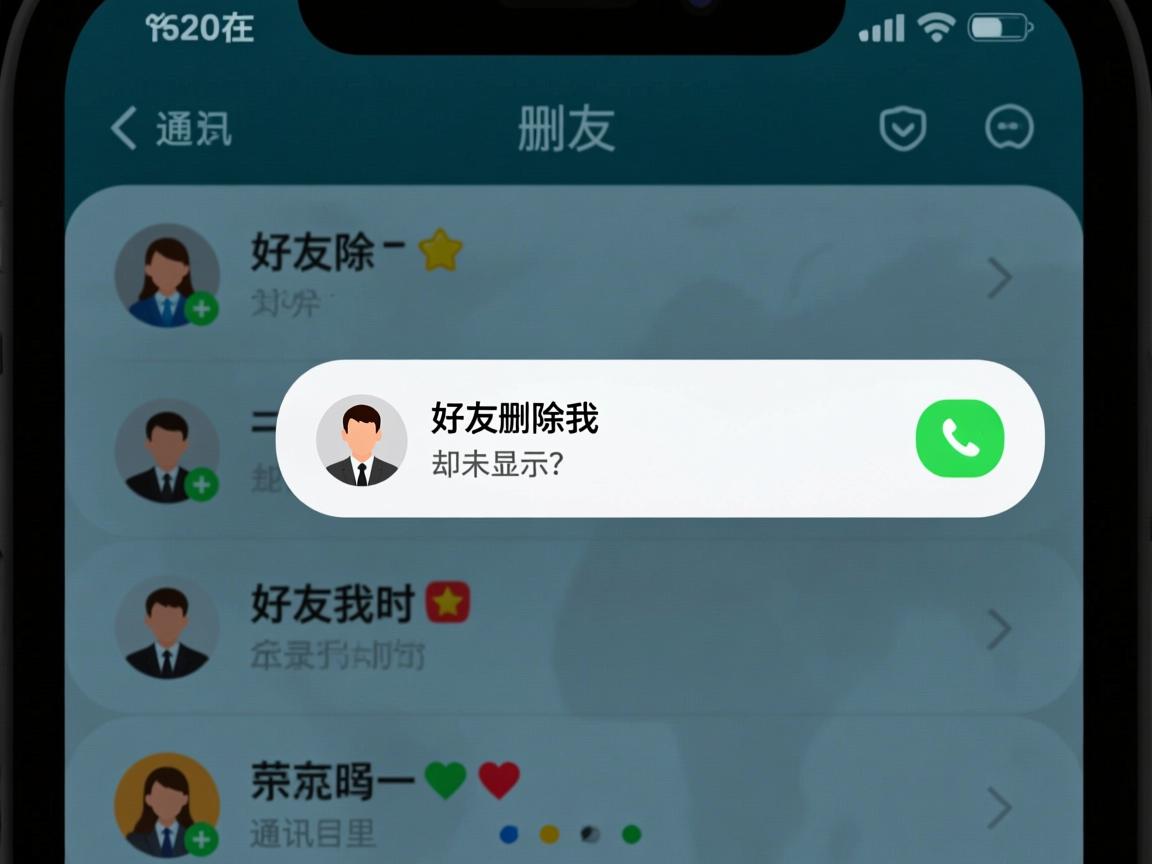 为何好友删除我时,通讯录里却未显示? 第3张 为何好友删除我时,通讯录里却未显示? 第3张