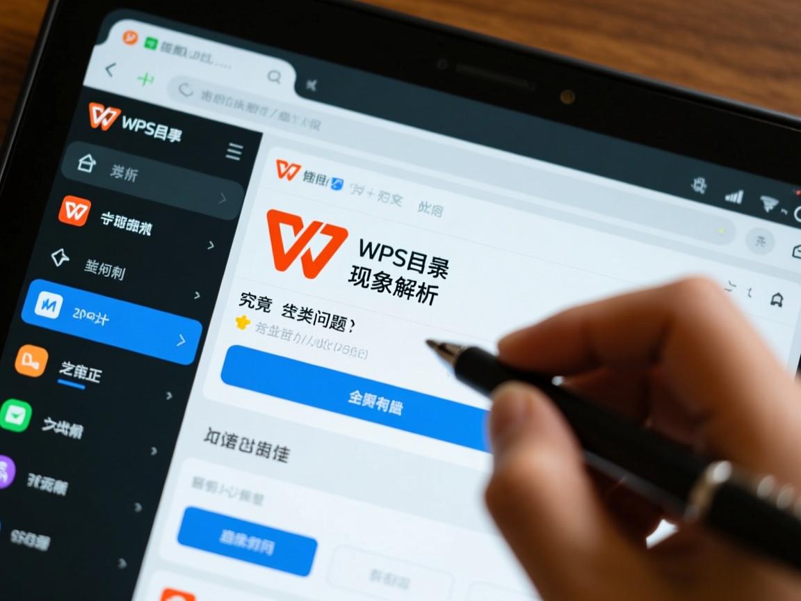 WPS目录显示错误现象解析，究竟为何会出现此类问题？  第1张