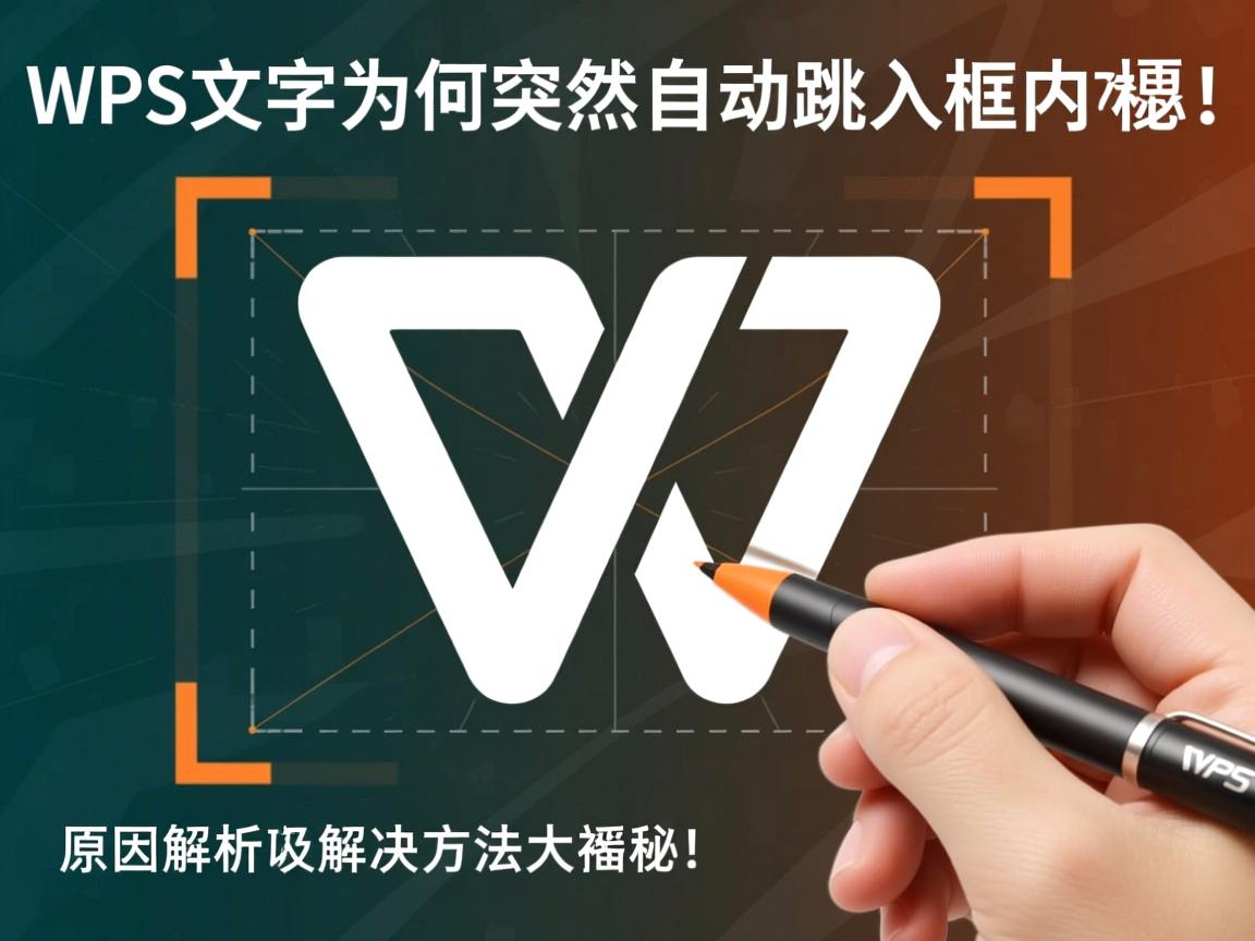 WPS文字为何突然自动跳入框内？原因解析及解决方法大揭秘！  第3张