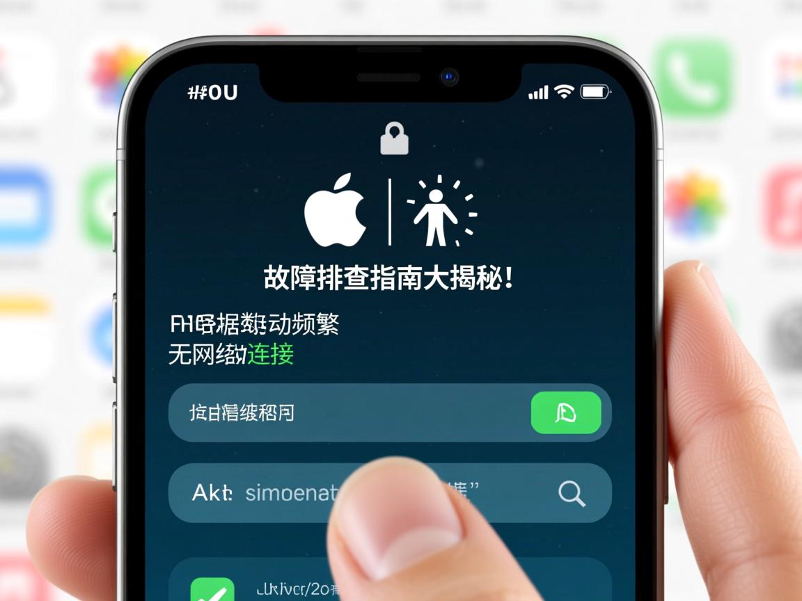 为何苹果手机移动数据频繁显示无网络连接？故障排查指南大揭秘！  第1张