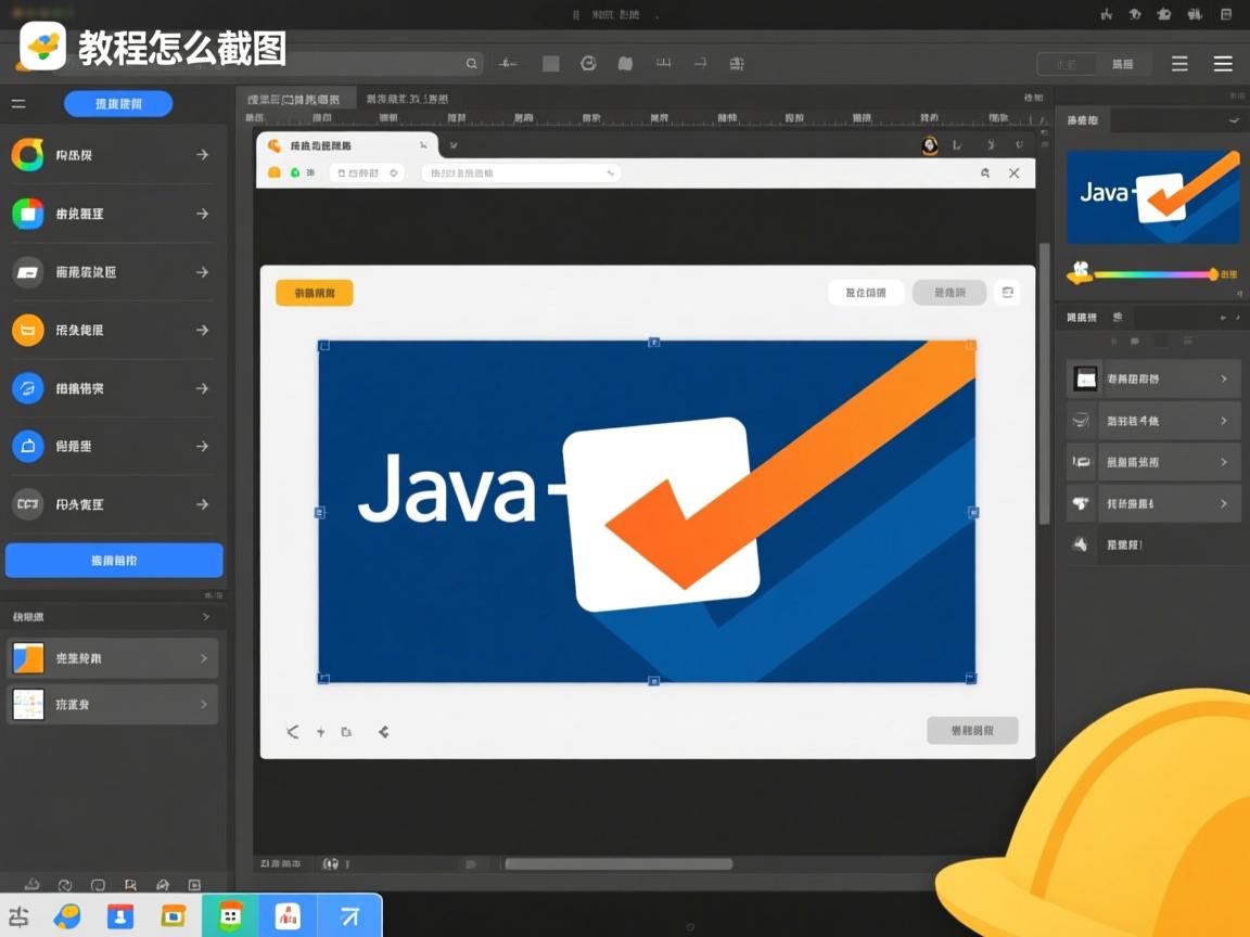 java教程怎么截图