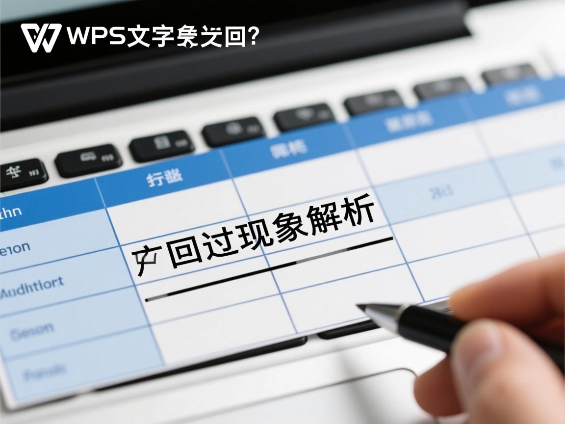 WPS文字回车跳过表格现象解析，原因及解决方法探讨？  第2张