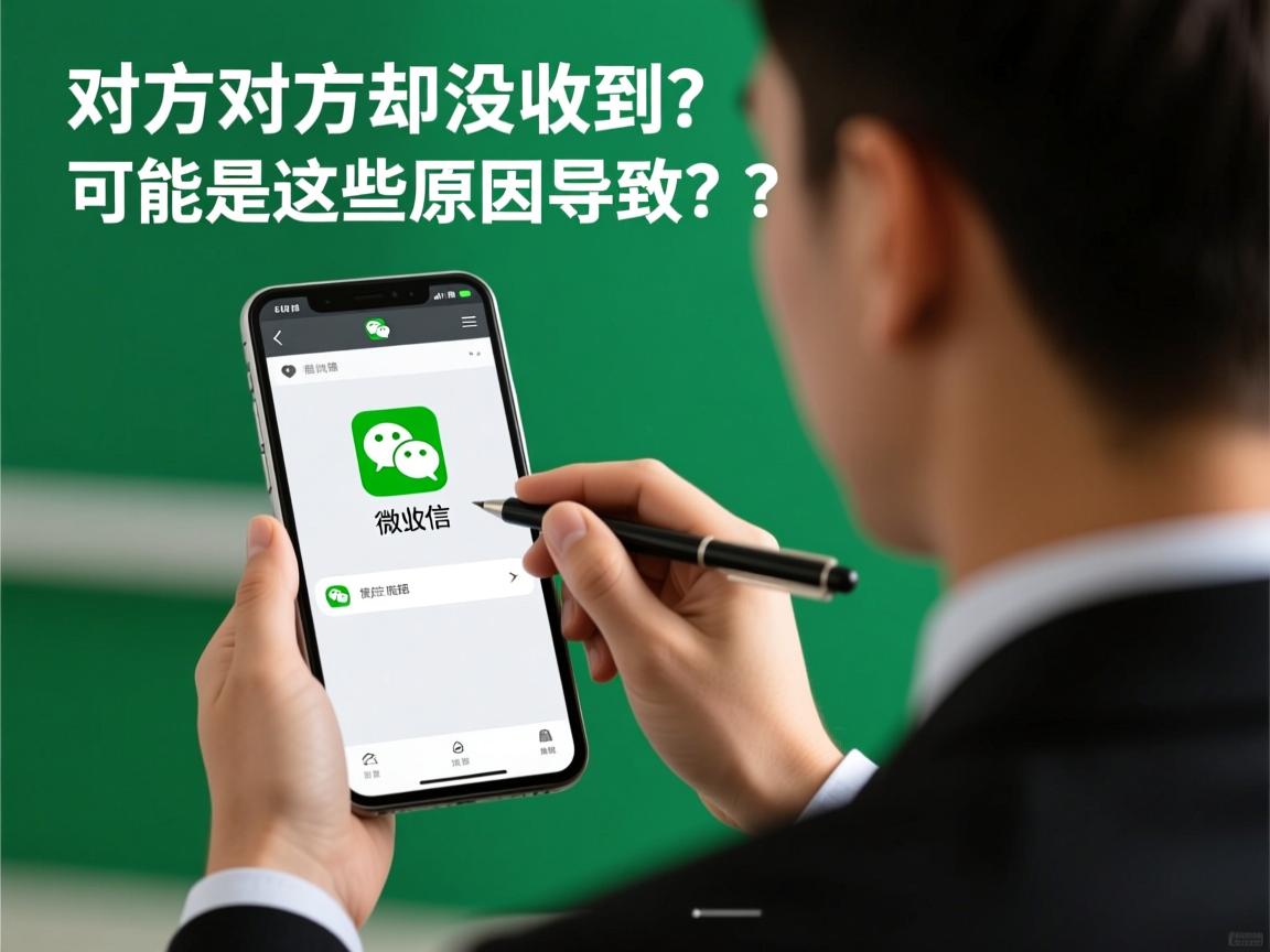 微信发给对方却没收到?可能是这些原因导致的? 第1张 微信发给对方却没收到?可能是这些原因导致的? 第1张