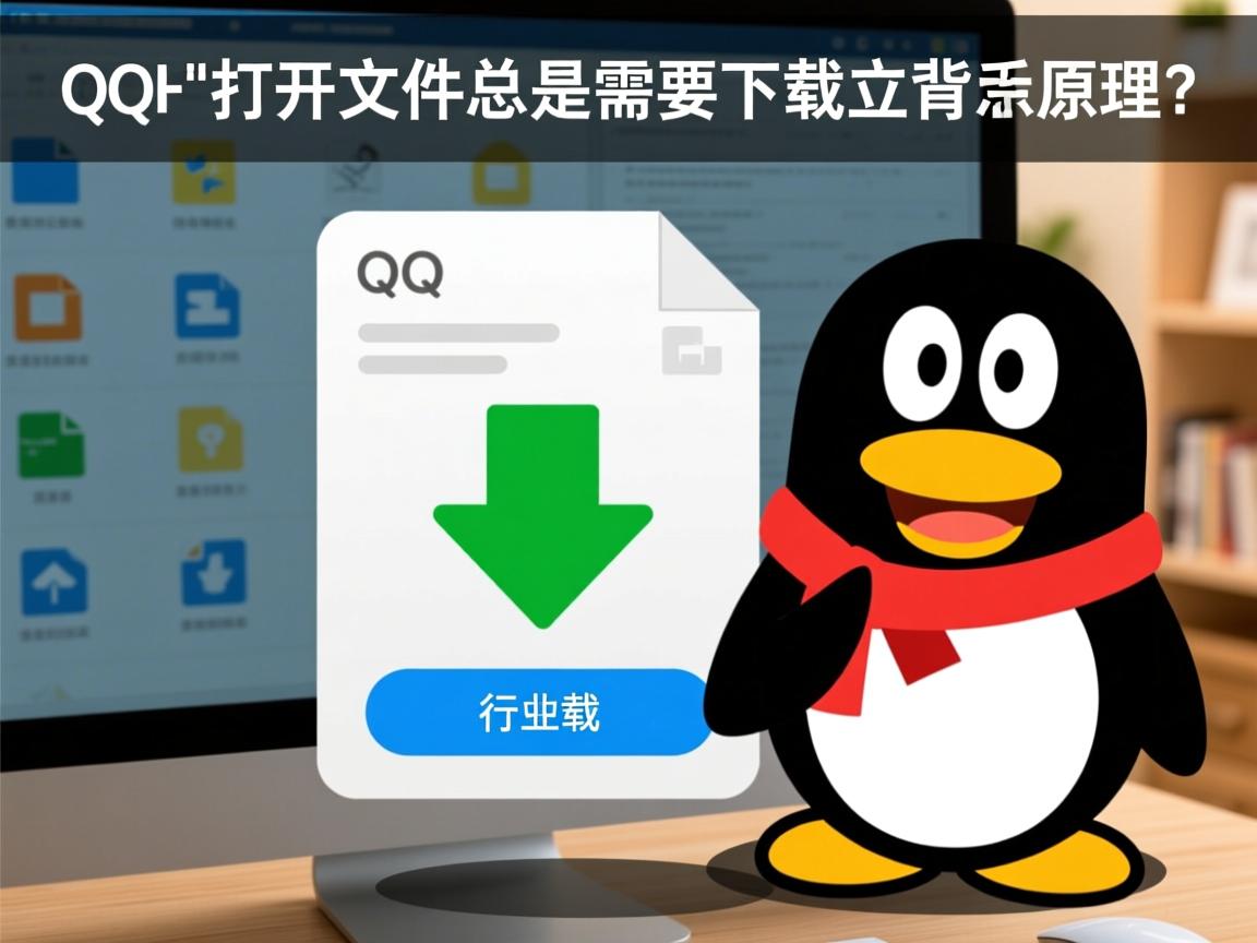 为什么从QQ打开的文件总是需要下载？背后原理是什么？  第1张