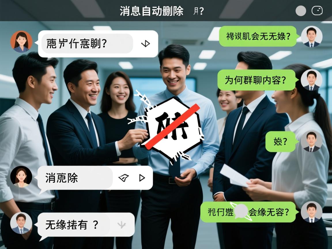 群消息自动删除背后的技术原理是什么？为何群聊内容会无缘无故消失？  第1张
