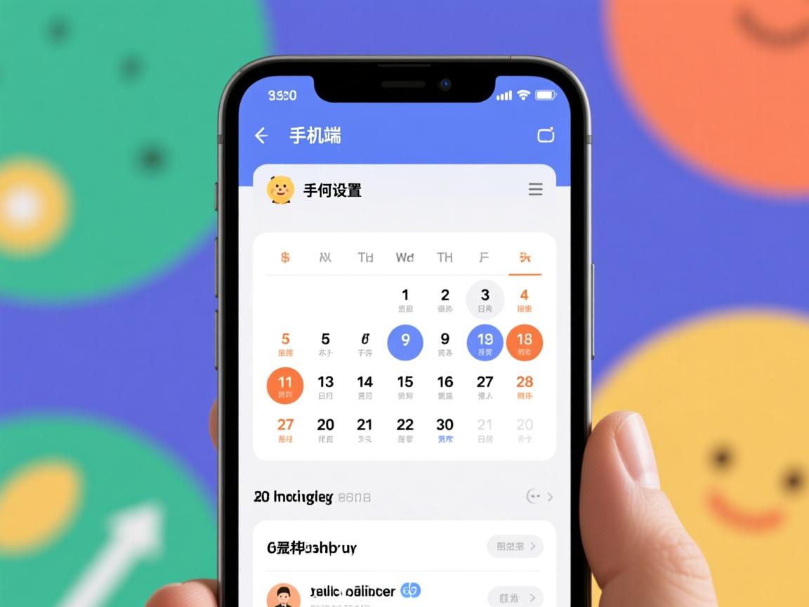 html 手机端如何设置漂亮日期