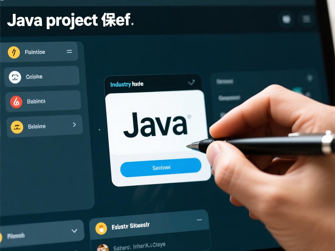 java project怎么保存