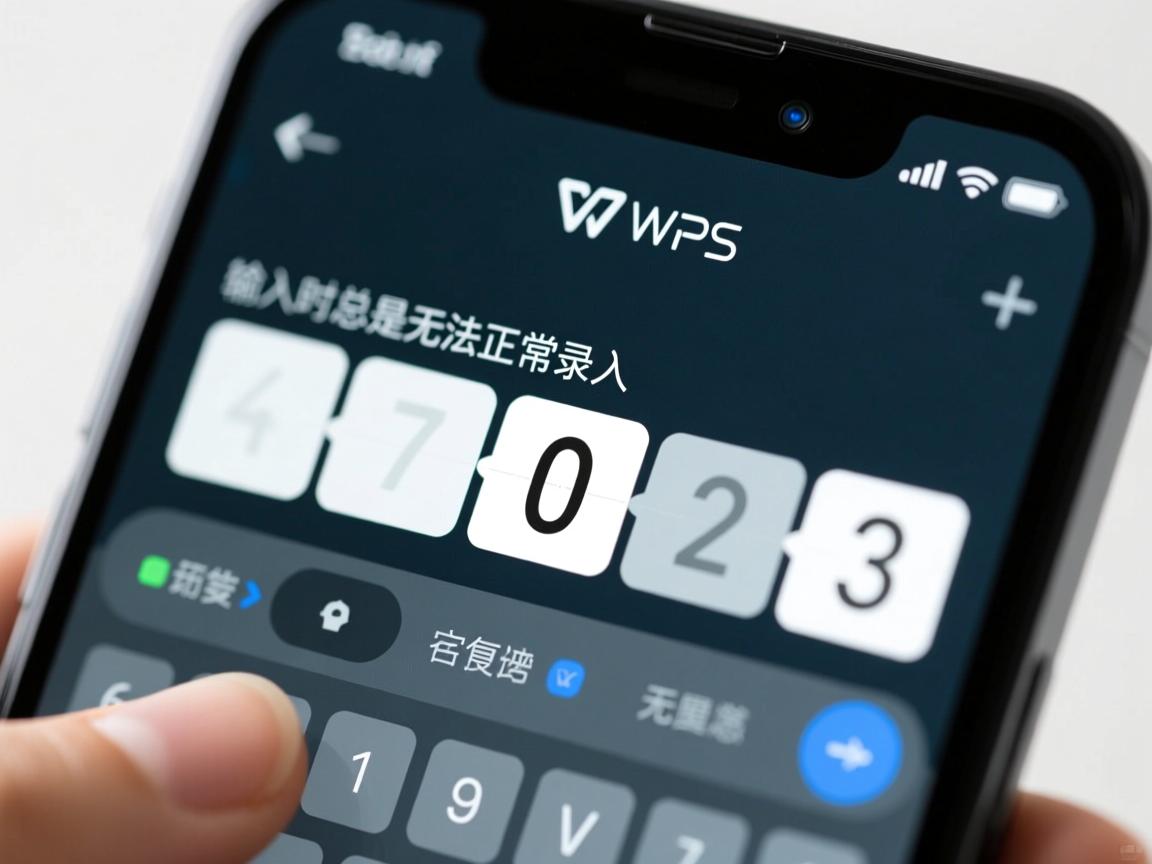 为什么手机版WPS在输入时总是无法正常录入数字0？这是什么原因导致的？  第1张