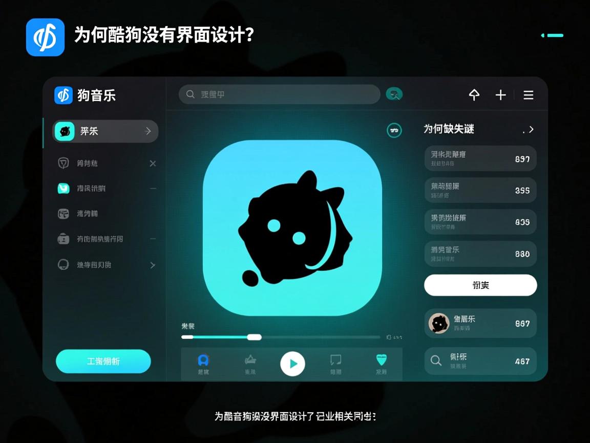 酷狗音乐界面缺失之谜，为何酷狗没有界面设计？  第1张